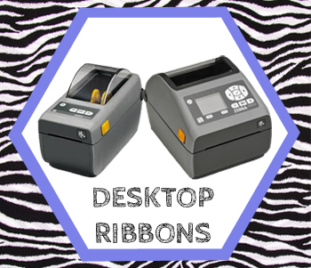 Ribbons for Zebra desktop printers